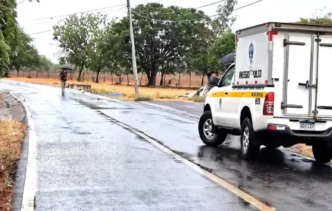 Un hombre muerto y una mujer herida tras accidente de tránsito en el sector de Santa Ana, Los Santos