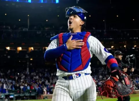 Miguel Amaya tiene una buena tarde con los Cachorros de Chicago