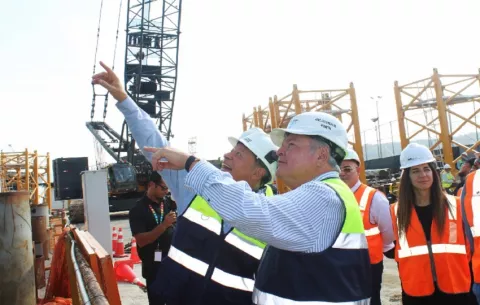 Cuarto puente avanza 35% con apoyo de UNOPS