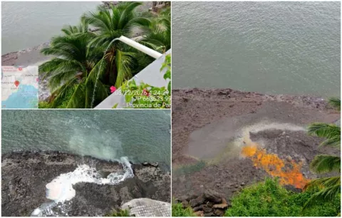 MiAmbiente detecta que un PH de Paitilla hace descargas de pintura directas al mar