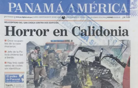 Hemeroteca: 'Horror en Calidonia'; la tragedia del SAN-100
