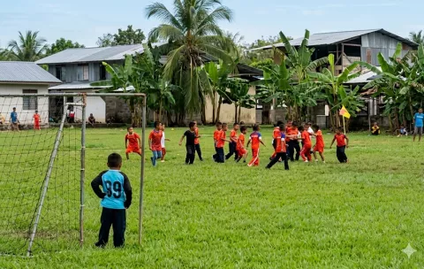 Niños de Puerto Indio hacen realidad el sueño de vivir un Mundial de Fútbol