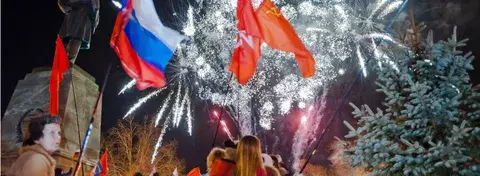 Pueblo de Crimea celebra la anexión a Rusia