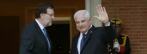 Presidente panameño, Ricardo Martinelli en Madrid