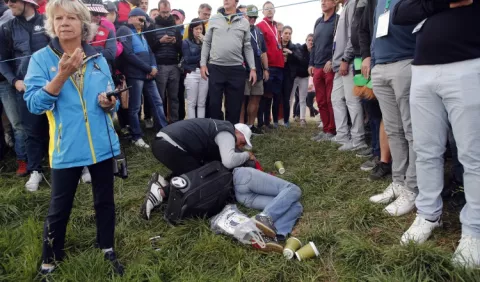  Fanática que perdió la visión por un pelotazo en la  Copa Ryder, presentaría demanda
