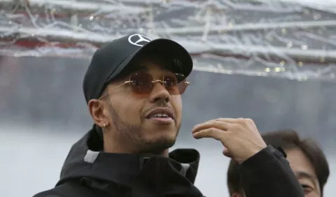 Lewis Hamilton muy cómodo en el GP de Japón
