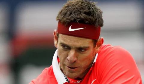 Del Potro, sin fuerzas