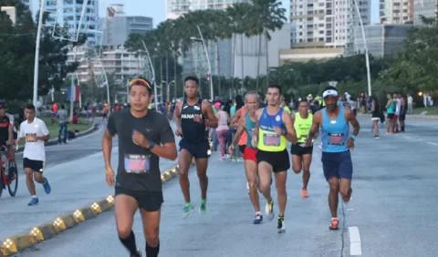El codiciado pódium de la XLII Maratón Internacional  de Panamá