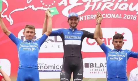 Colombiano, nuevo líder de  la vuelta a Chiriquí
