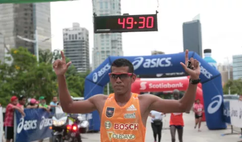 A dar todo  en la Maratón