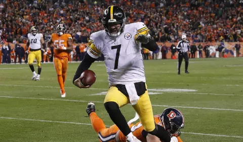 Roethlisberger,   con marca negativa