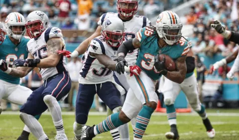 Dolphins le daña fiesta a Patriots