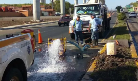 Parte de la capital estuvo sin agua
