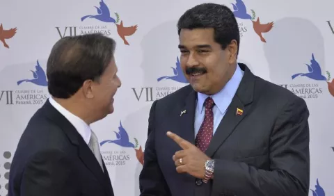 Nicolás Maduro tilda a  Juan Carlos Varela de   corrupto y entregado a Estados Unidos