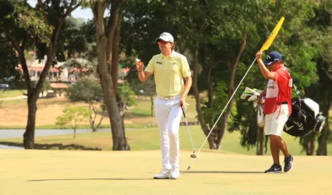 Nicolás Echavarría fue el mejor latino en el Panamá Championship
