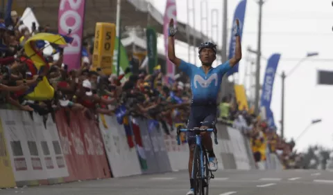  Nairo Quintana se sorprende