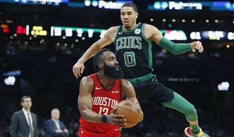 Harden asalta a  Celtics de Boston 