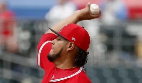 Jaime Barría, a la lomita en pretemporada de MLB