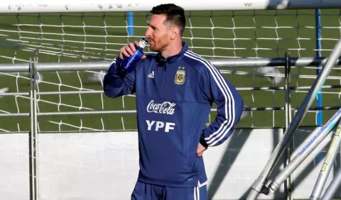 Leo Messi, la sensación en la concentración de Argentina