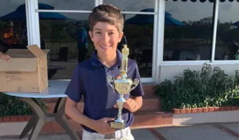 Diego Álvarez  gana primer 'ranking' de Apagolf Sub-18