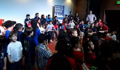 Concierto con niños de la  Fundación Danilo Pérez