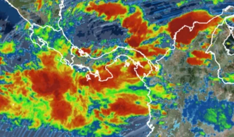Paso de la onda tropical #2 azotará el país con fuertes lluvias y ráfagas de vientos