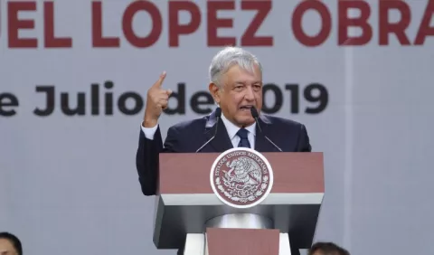 López Obrador, presidente de México, dijo que no ve amenaza de recesión 