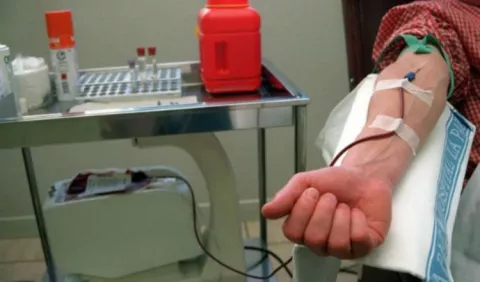 Lluvias impactan  en la  donación de sangre 