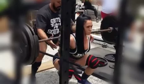 Ricardo y Vanessa, los reyes del 'Powerlifting'