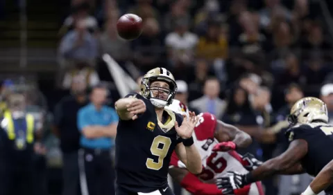 Retorno triunfante de  Brees con los Saints 