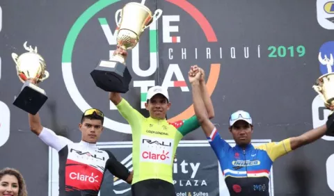 Inédito, tres panameños conquistan el podio de la Vuelta a Chiriquí