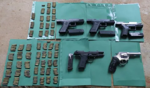 Encuentran más armas en La Joyita