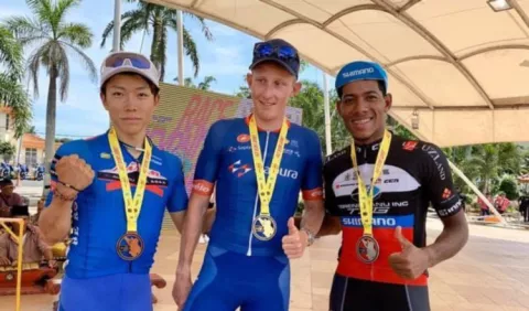 Panameño Cristopher Jurado, tercero en el premio de montaña de un tour en Malasia