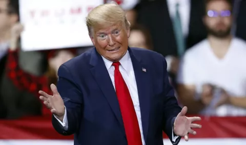 Trump dice  que tiene más   popularidad