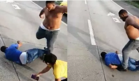 Reevaluarán a conductor que fue fuertemente golpeado por taxista