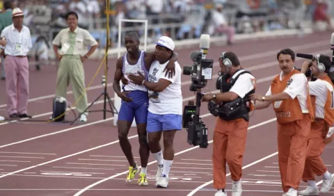 Derek Redmond, un rostro que representa 'el no te rindas'