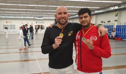 Esgrimista Arturo Dorati gana oro en España
