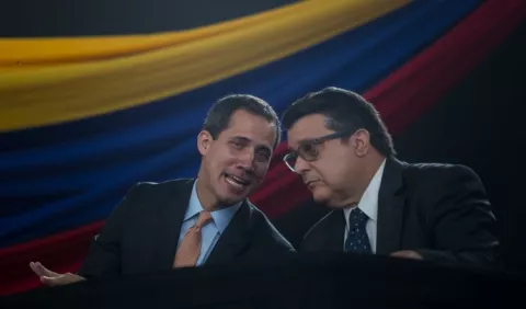 Juan Guaidó viaja a Colombia