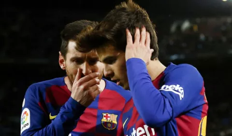 La felicidad de Setién con Barcelona