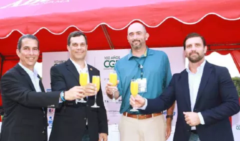 Un brindis por  la máxima fiesta del golf panameño