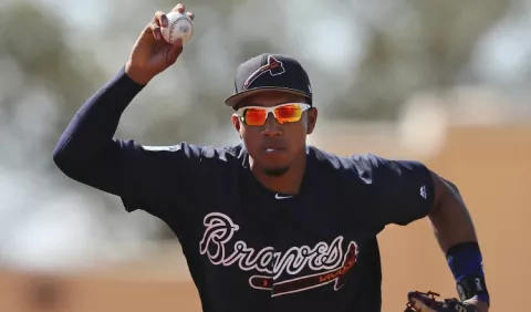 Johan Camargo conectó su primer jonrón  en la pretemporada con los Bravos
