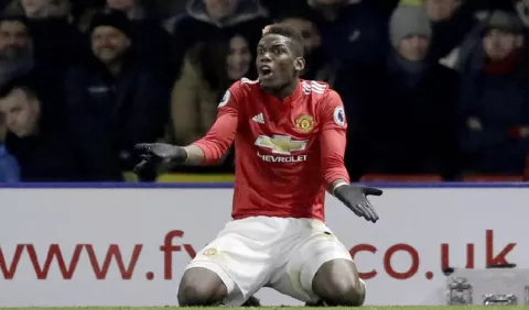 La frustración del francés Pogba