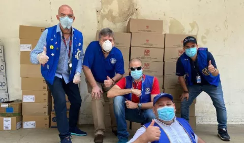 Entregan donación para apoyar la lucha contra el coronavirus
