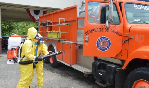 Bomberos conmemoran 106 años de El  Polvorín en medio del COVID-19