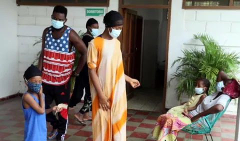 Africana vivió calvario en la selva de Darién, en donde perdió a su  bebé