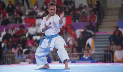 Héctor Cención lidera ranking  mundial de karate virtual