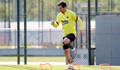 Messi dio donación a  hospitales
