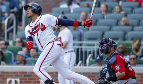 Johan Camargo aprendió a batear con bolas de papel