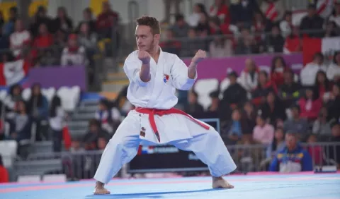 Héctor Cención con bronce en  mundial virtual de karate