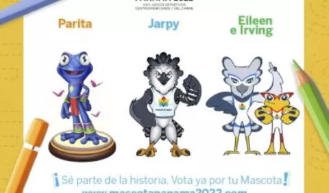 En la recta final la escogencia de la mascota para los Juegos Centroamericanos y del Caribe 2022